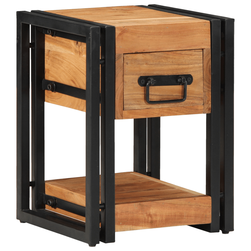 Casa si Gradina - Mobilier - Comode si corpuri - Noptiere - Noptiere, 2 buc., 30x30x40 cm, lemn masiv de acacia - Infinity.ro