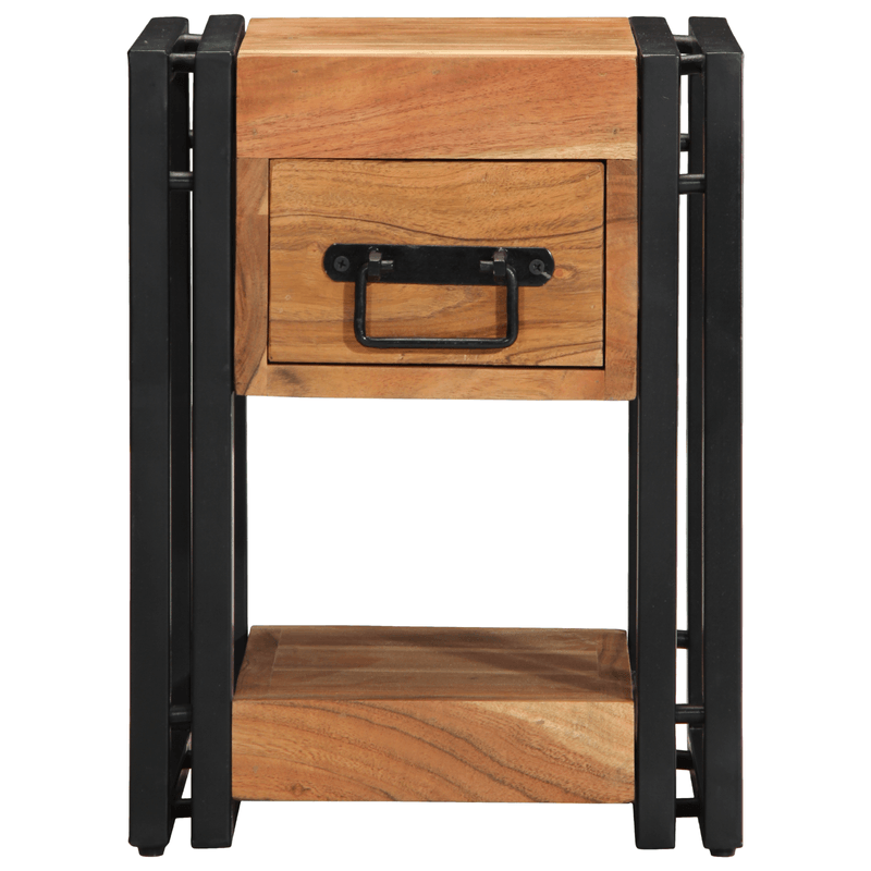 Casa si Gradina - Mobilier - Comode si corpuri - Noptiere - Noptiere, 2 buc., 30x30x40 cm, lemn masiv de acacia - Infinity.ro