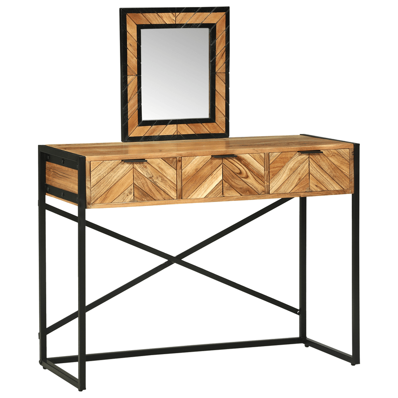 Casa si Gradina - Mobilier - Comode si corpuri - Masute de toaleta - Masa de toaleta cu oglinda 100x40x120 cm Lemn masiv de acacia - Infinity.ro