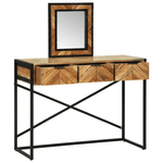 Casa si Gradina - Mobilier - Comode si corpuri - Masute de toaleta - Masa de toaleta cu oglinda 100x40x120 cm Lemn masiv de acacia - Infinity.ro