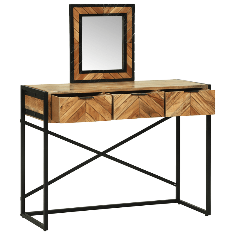 Casa si Gradina - Mobilier - Comode si corpuri - Masute de toaleta - Masa de toaleta cu oglinda 100x40x120 cm Lemn masiv de acacia - Infinity.ro