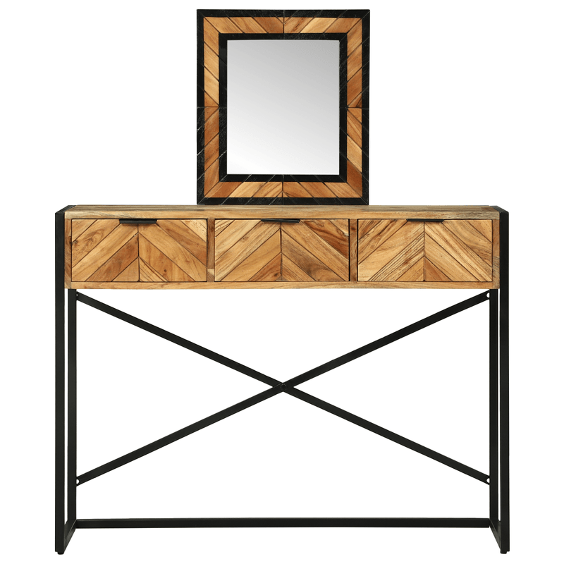 Casa si Gradina - Mobilier - Comode si corpuri - Masute de toaleta - Masa de toaleta cu oglinda 100x40x120 cm Lemn masiv de acacia - Infinity.ro