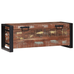 Casa si Gradina - Mobilier - Organizare si depozitare - Cutii depozitare - Lazi de depozitare, 80x30x30 cm, lemn masiv prelucrat & metal - Infinity.ro