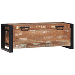 Casa si Gradina - Mobilier - Organizare si depozitare - Cutii depozitare - Lazi de depozitare, 80x30x30 cm, lemn masiv prelucrat & metal - Infinity.ro