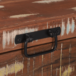 Casa si Gradina - Mobilier - Organizare si depozitare - Cutii depozitare - Lazi de depozitare, 80x30x30 cm, lemn masiv prelucrat & metal - Infinity.ro