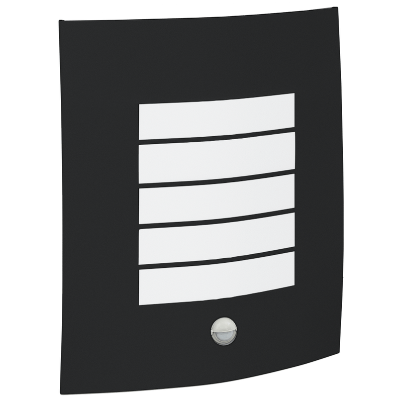 Casa si Gradina - Corpuri si surse de iluminat - Veioze si lampi - Lampi de veghe - Aplica de perete cu senzor 2 buc negru otel inoxidabil IP44 - Infinity.ro