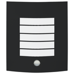 Casa si Gradina - Corpuri si surse de iluminat - Veioze si lampi - Lampi de veghe - Aplica de perete cu senzor 2 buc negru otel inoxidabil IP44 - Infinity.ro