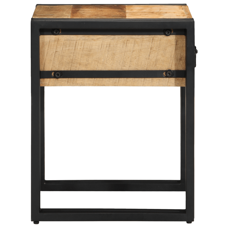 Casa si Gradina - Mobilier - Mese si birouri - Mese living - Masa laterala, 40x40x50 cm, lemn masiv brut de mango - Infinity.ro