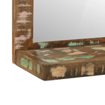 Casa si Gradina - Decoratiuni - Oglinzi - Oglinda de baie 50x22x70 cm din lemn masiv recuperat - Infinity.ro