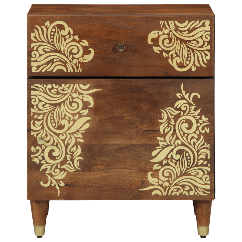 Casa si Gradina - Mobilier - Comode si corpuri - Noptiere - Noptiera Maro-honey Lemn masiv 50 x 33 x 60 cm Durabil Noptiera - Infinity.ro