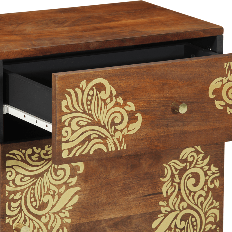 Casa si Gradina - Mobilier - Comode si corpuri - Noptiere - Noptiera Maro-honey Lemn masiv 50 x 33 x 60 cm Durabil Noptiera - Infinity.ro
