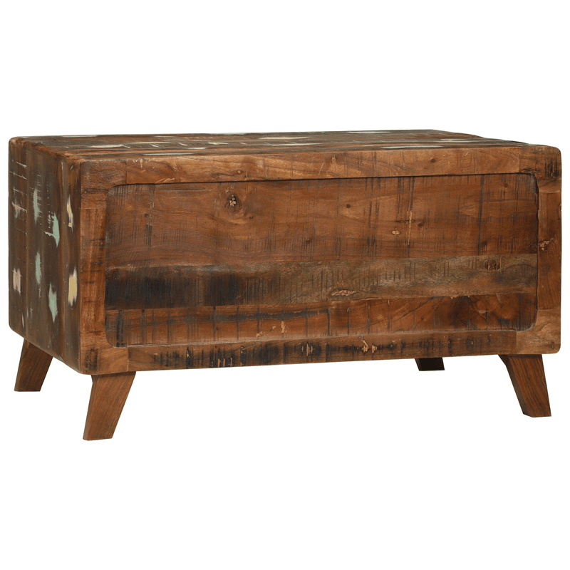 Casa si Gradina - Mobilier - Mese si birouri - Masute de cafea - Masa de cafea Colorata 80x54x45 cm Lemn masiv recuperat - Infinity.ro