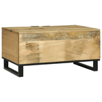 Casa si Gradina - Mobilier - Mese si birouri - Masute de cafea - Masa de cafea 80x50x40 cm Lemn Masiv Mango - Infinity.ro