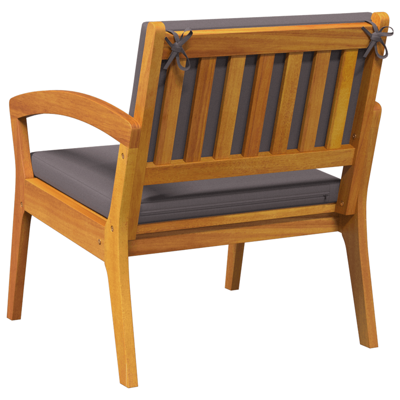Casa si Gradina - Gradina si terasa - Mobilier exterior - Canapele si fotolii gradina - Scaune de gradina, 2 buc., 59,5x70,5x72,5 cm, lemn masiv acacia - Infinity.ro