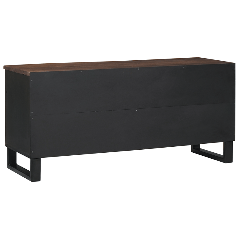 Casa si Gradina - Mobilier - Comode si corpuri - Comode - Cabinet TV 100x33,5x46 cm Lemn masiv Mango - Infinity.ro