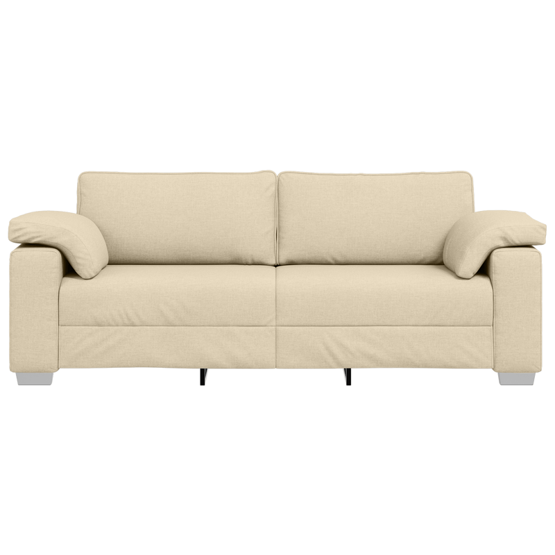 Casa si Gradina - Mobilier - Canapele si coltare - Canapele - Canapea de 3 persoane, crem, 178 cm, textil - Infinity.ro