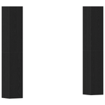 Casa si Gradina - Mobilier - Seturi de mobilier - Seturi living - Setul de 4 piese pentru cabinet TV  Stejar negru 30.5x30x90 cm Lemn prelucrat - Infinity.ro