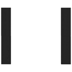 Casa si Gradina - Mobilier - Seturi de mobilier - Seturi living - Setul de 4 piese pentru cabinet TV  Stejar negru 30.5x30x90 cm Lemn prelucrat - Infinity.ro