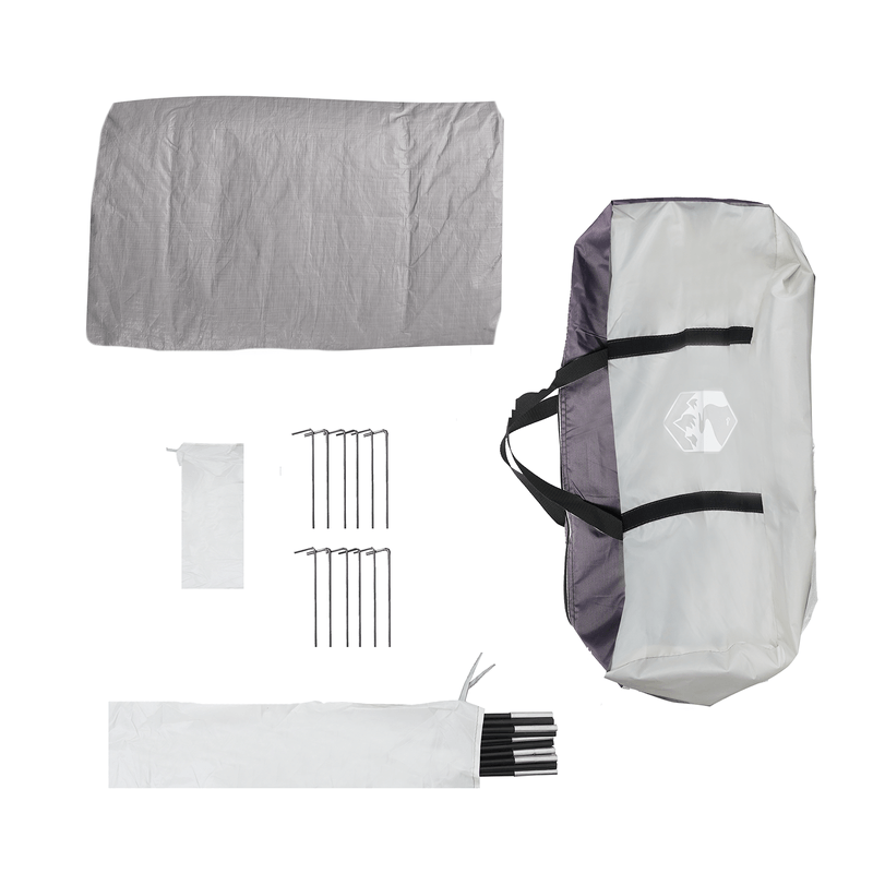 Sport si Outdoor - Camping - Corturi camping - Cort de piscina gri 366x305 cm Impermeabil - Infinity.ro