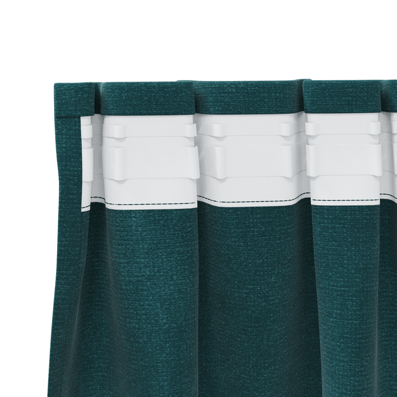 Casa si Gradina - Textile si covoare - Perdele si draperii - Draperii - Draperii opace cu banda superioara, 2 buc. verde inchis catifea - Infinity.ro