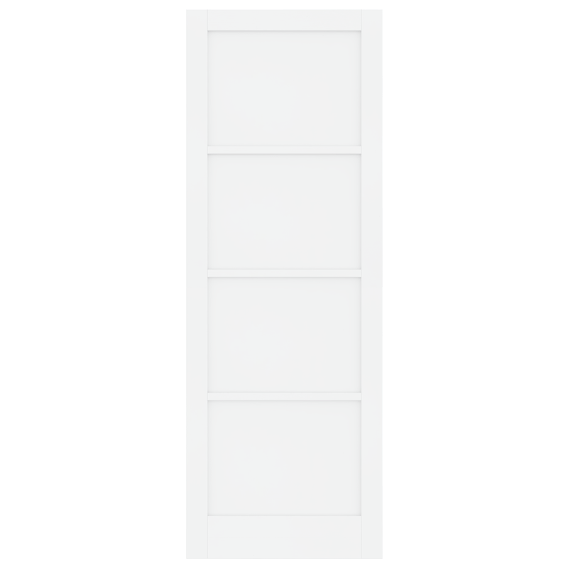 Casa si Gradina - Constructii - Usi interior, exterior si garaj - Usi garaj - Usa de Interior "ORKDAL" Alb 83x232x4 cm Placaj Solid - Infinity.ro