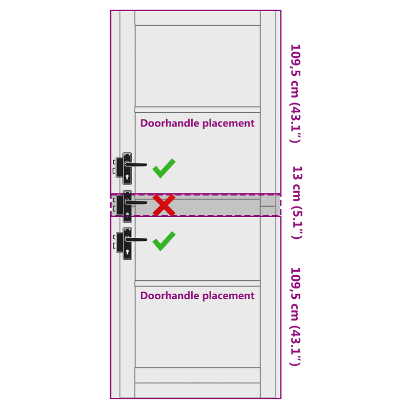 Casa si Gradina - Constructii - Usi interior, exterior si garaj - Usi garaj - Usa de Interior "ORKDAL" Alb 83x232x4 cm Placaj Solid - Infinity.ro