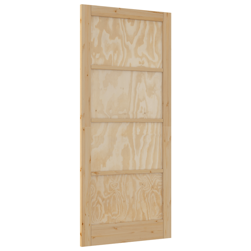 Casa si Gradina - Constructii - Usi interior, exterior si garaj - Usi garaj - Usa Interioara "ORKDAL" 93x211x4 cm din Lemn Masiv de Pin - Infinity.ro