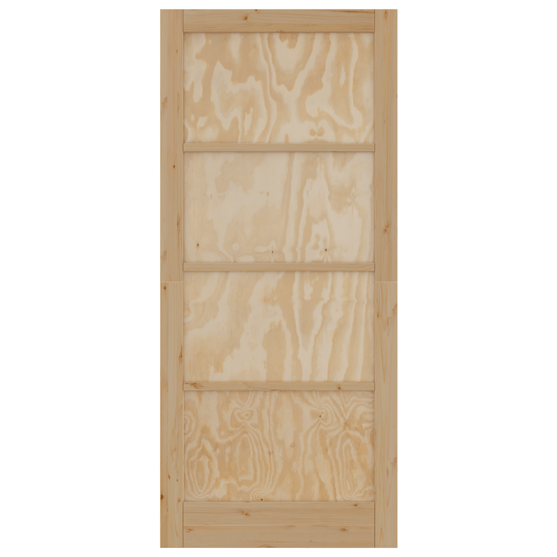 Casa si Gradina - Constructii - Usi interior, exterior si garaj - Usi garaj - Usa Interioara "ORKDAL" 93x211x4 cm din Lemn Masiv de Pin - Infinity.ro