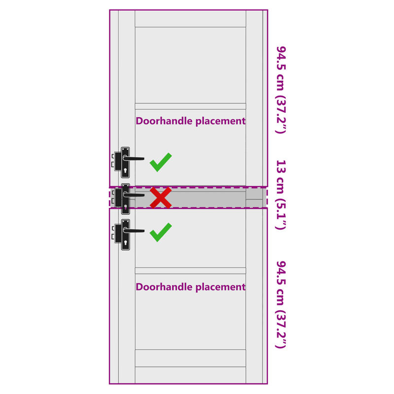 Casa si Gradina - Constructii - Usi interior, exterior si garaj - Usi garaj - Usa Interioara 'ORKDAL'Alba 78x202x4 cm Lemn Solid de Pin - Infinity.ro