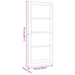 Casa si Gradina - Constructii - Usi interior, exterior si garaj - Usi interior - usa interioara cu sticla "ORKDAL" 93x211x4 cm din lemn masiv de pin - Infinity.ro