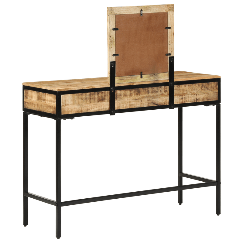 Casa si Gradina - Mobilier - Comode si corpuri - Masute de toaleta - Masa de toaleta 100x40x75/120 cm Lemn masiv Mango aspru - Infinity.ro