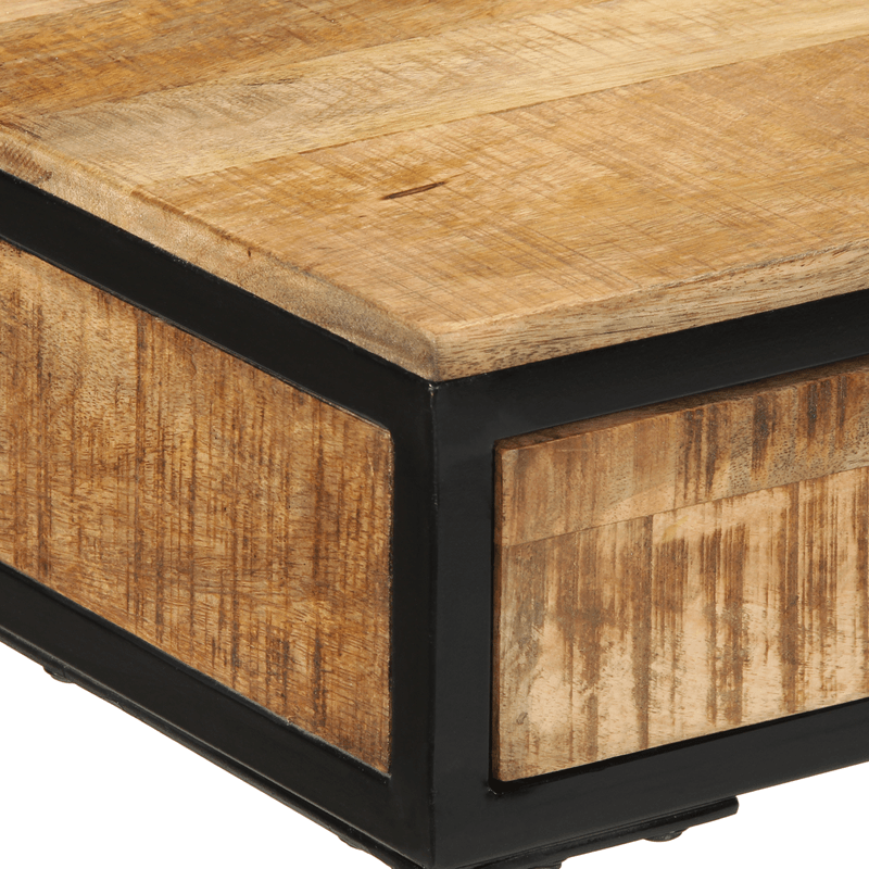 Casa si Gradina - Mobilier - Comode si corpuri - Masute de toaleta - Masa de toaleta 100x40x75/120 cm Lemn masiv Mango aspru - Infinity.ro