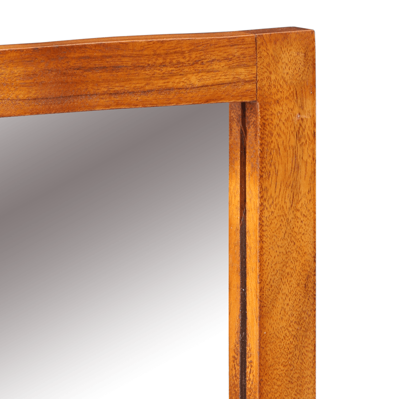 Casa si Gradina - Mobilier - Comode si corpuri - Masute de toaleta - Masa de toaleta cu oglinda Maro Miere din lemn masiv de Acacia - Infinity.ro