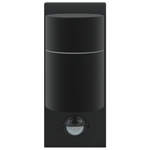 Casa si Gradina - Corpuri si surse de iluminat - Veioze si lampi - Lampi de veghe - Aplice exterioare de perete cu senzor 2 bucati Negru Otel inoxidabil IP44 - Infinity.ro