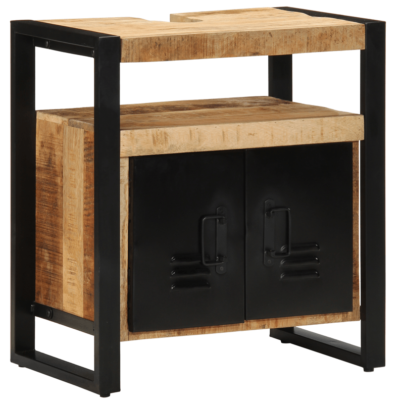 Casa si Gradina - Mobilier - Mobilier baie - Comode baie - Dulap pentru chiuveta baie 55x35x60 cm Lemn de mango - Infinity.ro