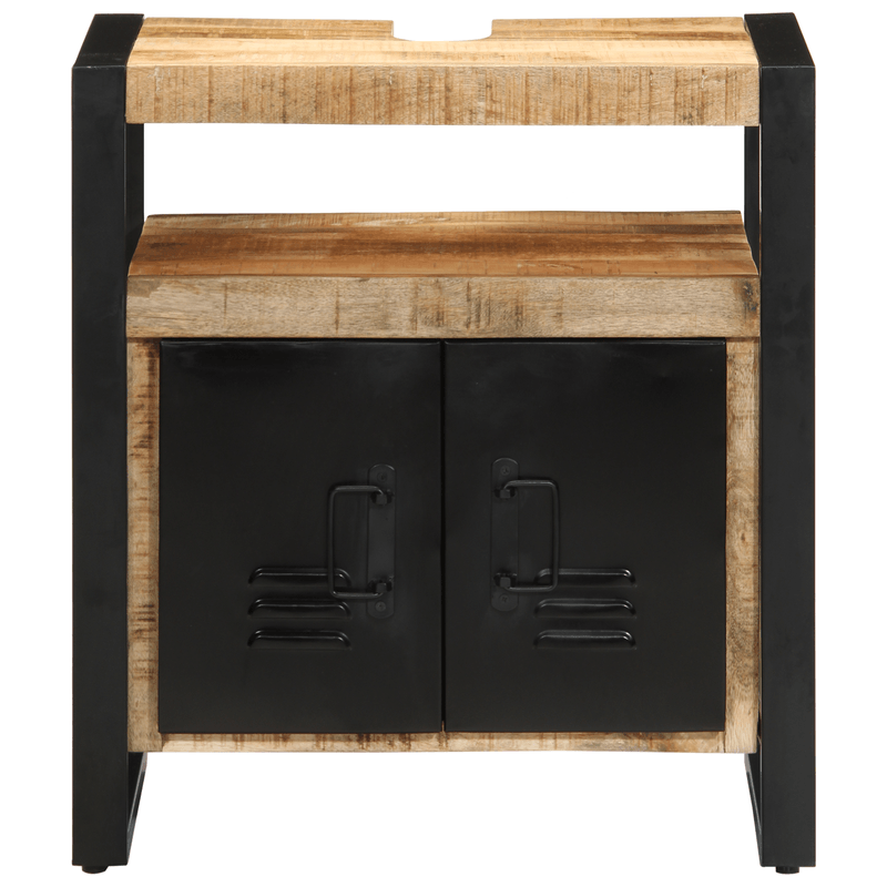 Casa si Gradina - Mobilier - Mobilier baie - Comode baie - Dulap pentru chiuveta baie 55x35x60 cm Lemn de mango - Infinity.ro