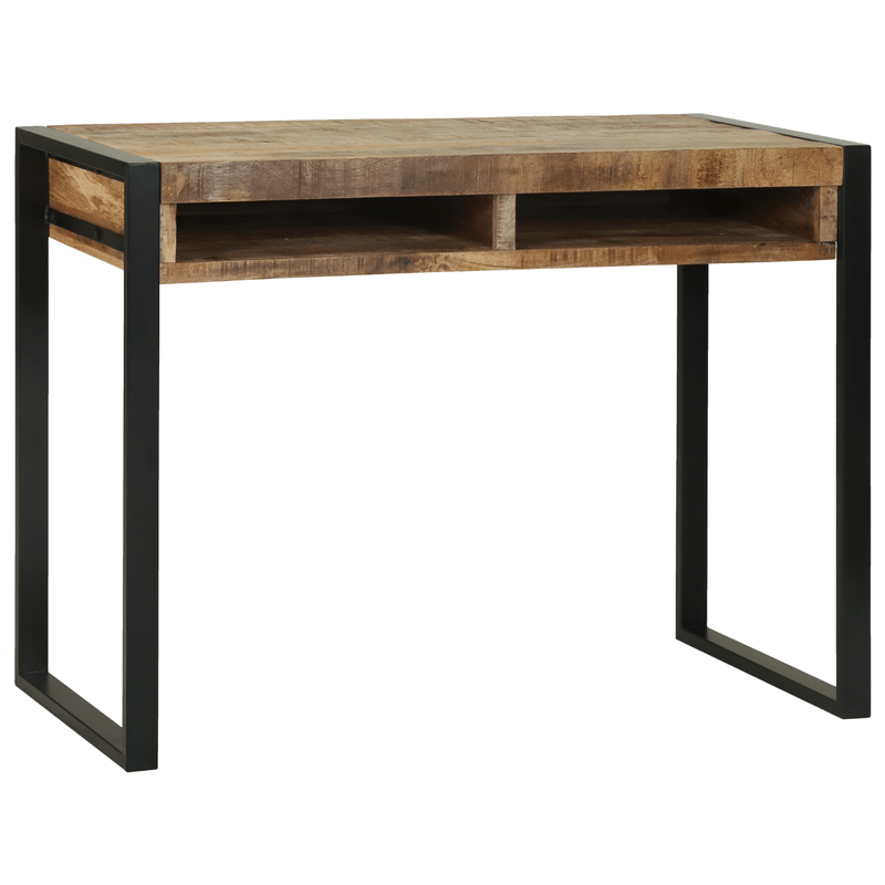 Casa si Gradina - Mobilier - Comode si corpuri - Masute de toaleta - Masa de toaleta cu oglinda 100x50x75 cm din lemn masiv de mango - Infinity.ro
