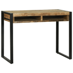 Casa si Gradina - Mobilier - Comode si corpuri - Masute de toaleta - Masa de toaleta cu oglinda 100x50x75 cm din lemn masiv de mango - Infinity.ro