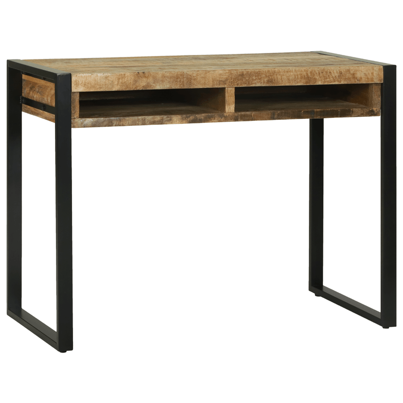 Casa si Gradina - Mobilier - Comode si corpuri - Masute de toaleta - Masa de toaleta cu oglinda 100x50x75 cm din lemn masiv de mango - Infinity.ro
