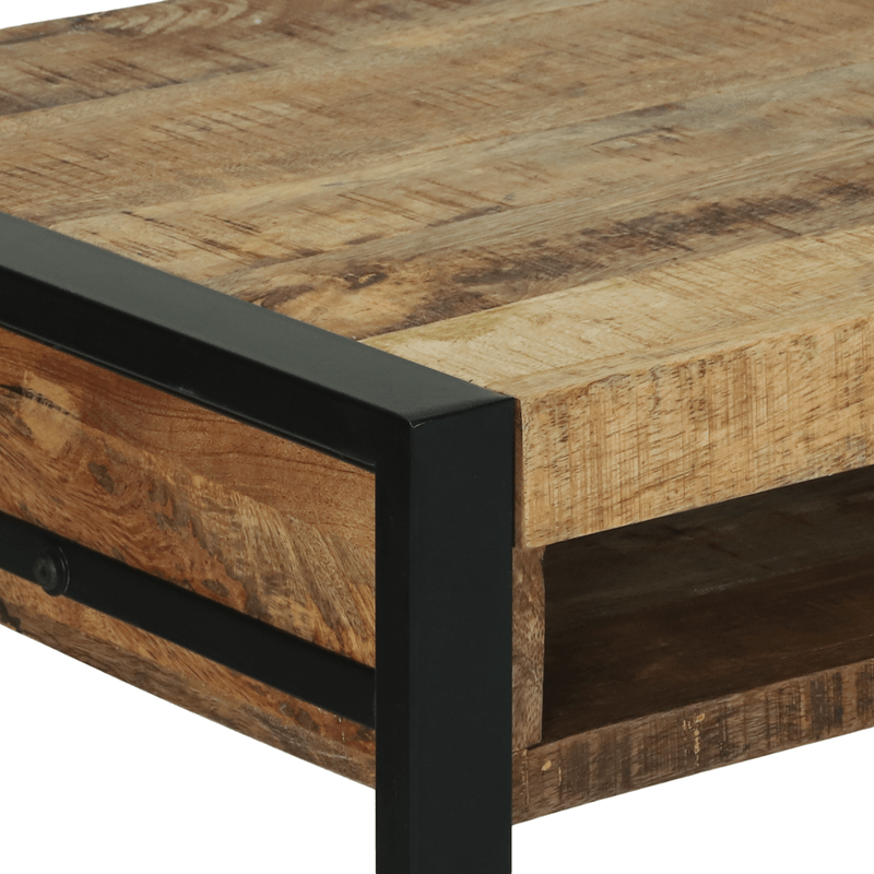 Casa si Gradina - Mobilier - Comode si corpuri - Masute de toaleta - Masa de toaleta cu oglinda 100x50x75 cm din lemn masiv de mango - Infinity.ro