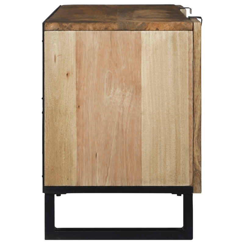 Casa si Gradina - Mobilier - Comode si corpuri - Comode - Cabinet TV 105x33.5x46 cm Lemn Masiv de Mango si Lemn Ingenunchiat - Infinity.ro