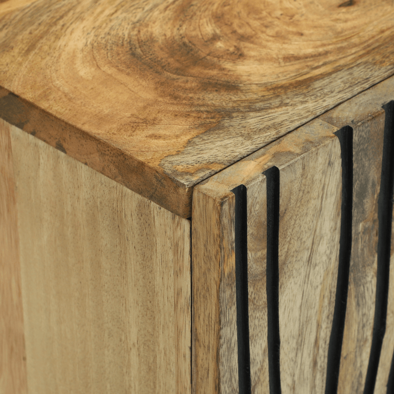 Casa si Gradina - Mobilier - Comode si corpuri - Comode - Cabinet TV 105x33.5x46 cm Lemn Masiv de Mango si Lemn Ingenunchiat - Infinity.ro