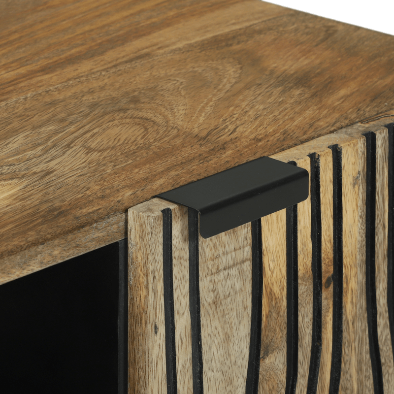 Casa si Gradina - Mobilier - Comode si corpuri - Comode - Cabinet TV 105x33.5x46 cm Lemn Masiv de Mango si Lemn Ingenunchiat - Infinity.ro
