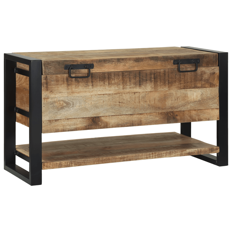 Casa si Gradina - Mobilier - Organizare si depozitare - Cutii depozitare - Cutie de depozitare 80x35x45 cm Lemn masiv de mango - Infinity.ro