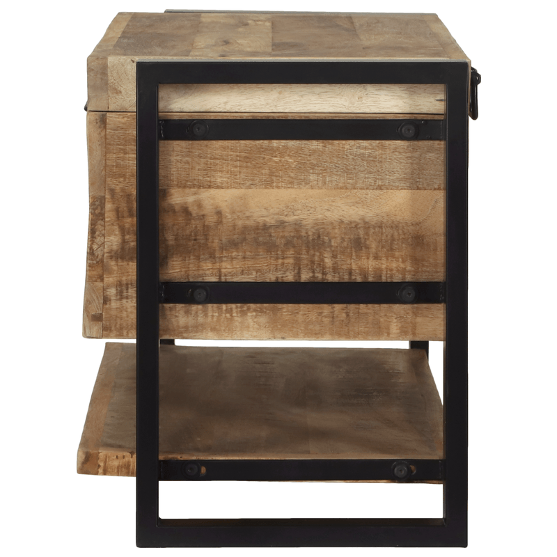 Casa si Gradina - Mobilier - Organizare si depozitare - Cutii depozitare - Cutie de depozitare 80x35x45 cm Lemn masiv de mango - Infinity.ro