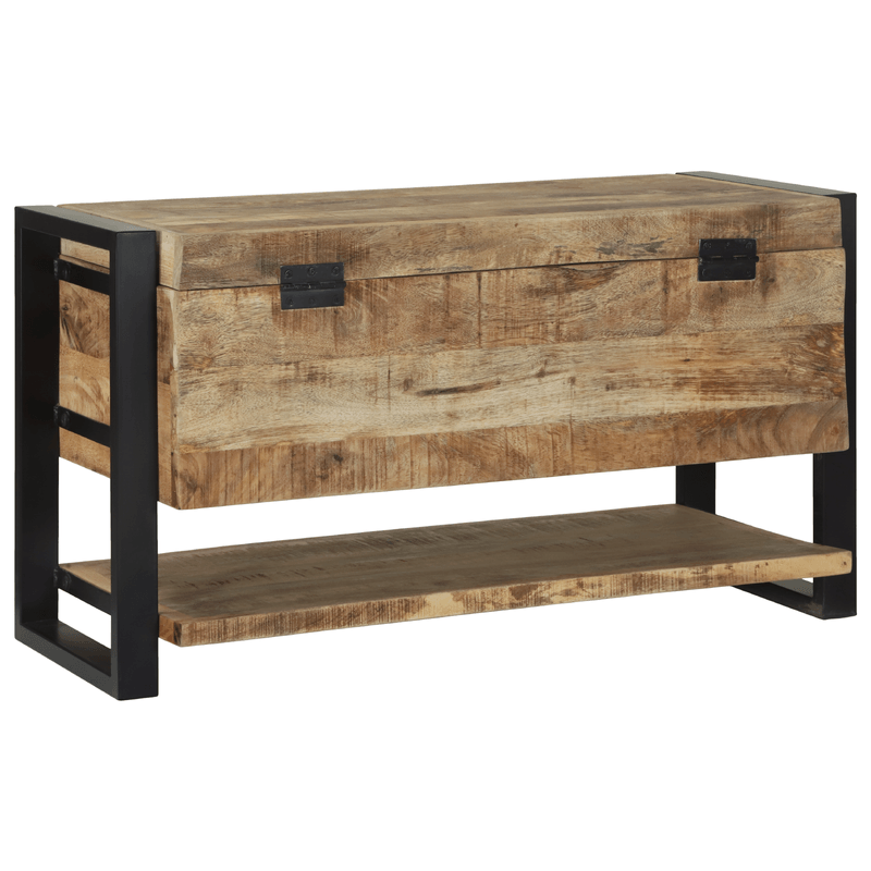 Casa si Gradina - Mobilier - Organizare si depozitare - Cutii depozitare - Cutie de depozitare 80x35x45 cm Lemn masiv de mango - Infinity.ro