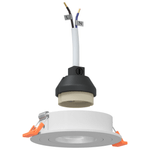 Casa si Gradina - Corpuri si surse de iluminat - Veioze si lampi - Lampi de veghe - Spoturi incorporate 6 buc Rotund GU10 Alb Ø91 mm - Infinity.ro