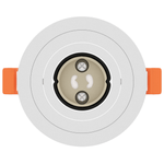 Casa si Gradina - Corpuri si surse de iluminat - Veioze si lampi - Lampi de veghe - Spoturi incorporate 6 buc Rotund GU10 Alb Ø91 mm - Infinity.ro