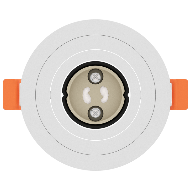 Casa si Gradina - Corpuri si surse de iluminat - Veioze si lampi - Lampi de veghe - Spoturi incorporate 6 buc Rotund GU10 Alb Ø91 mm - Infinity.ro