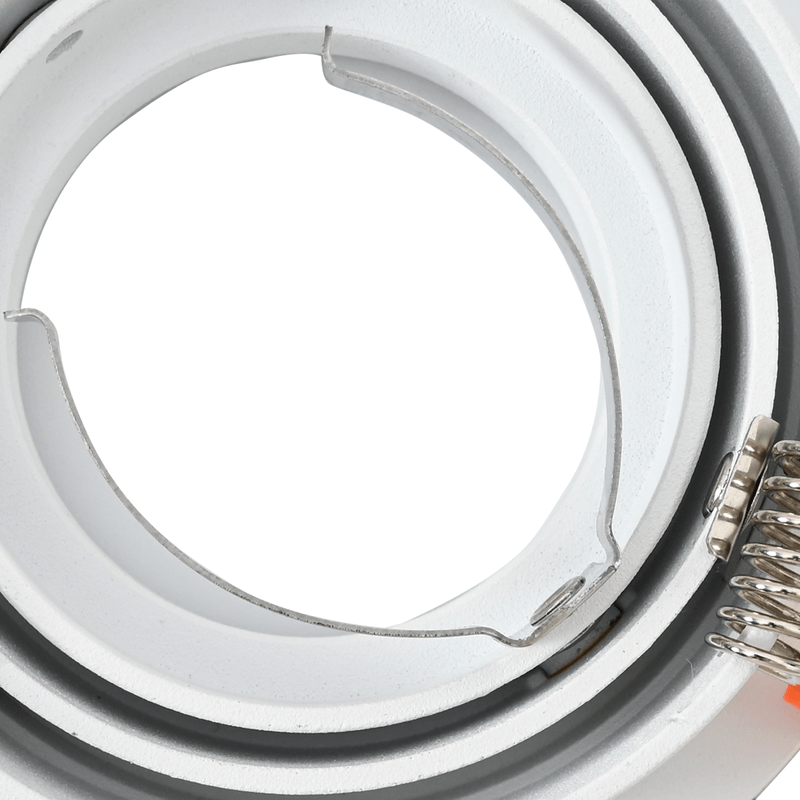 Casa si Gradina - Corpuri si surse de iluminat - Veioze si lampi - Lampi de veghe - Spoturi incorporate 6 buc Rotund GU10 Alb Ø91 mm - Infinity.ro